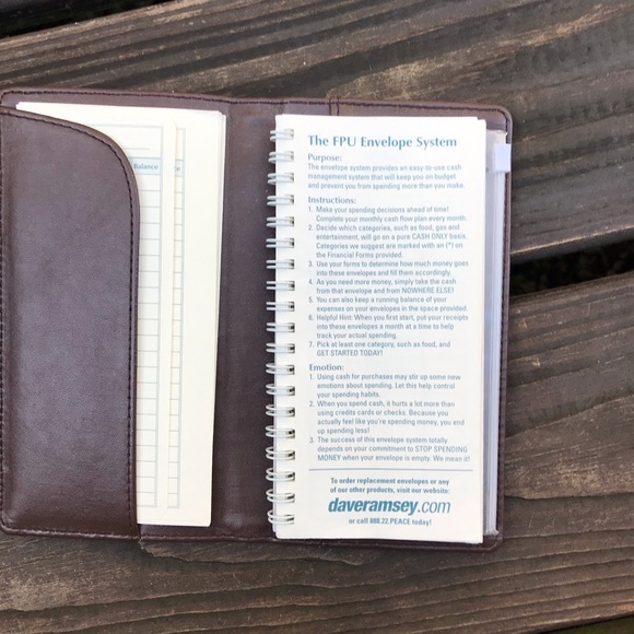 Dave Ramsey Envelope Wallet | Brown - Picture 5 of 8